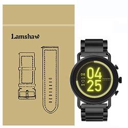 LvBu Armband Kompatibel mit Skagen Falster 3, Classic Edelstahl Uhrenarmband für Skagen Falster 3 Smartwatch (Schwarz) von LvBu