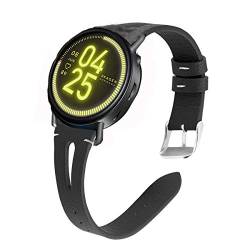 LvBu Armband Kompatibel mit Skagen Falster 3, Quick Release Leder Classic Ersatz Uhrenarmband für Skagen Falster 3 Smartwatch (Schwarz) von LvBu