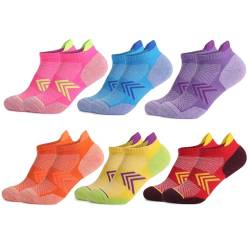 Lxweimi 6 Paar Sneaker Socken Damen 35-38 39-42 Baumwolle Sportsocken Atmungsaktiv Wandersocken Laufsocken (DE/NL/SE/PL, Numerisch, 35, 38, Regular, Regular, 6 Mehrfarbig) von Lxweimi