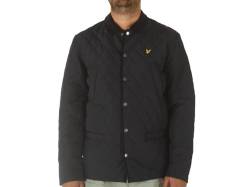 Lyle & Scott Gesteppte Jacke Herren | Steppjacke Herren Knopfverschluss aus Nylon | Wattierte Herren Jacke ohne Kapuze | XS-XXL von Lyle & Scott