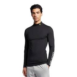 Lyle & Scott Herren Feuchtigkeit Mock Neck Golf Baselayer - Jet Schwarz - XXL von Lyle & Scott