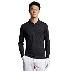 Lyle & Scott Herren Feuchtigkeitstransport Golf-Polo-Hemd - True Schwarz - M von Lyle & Scott