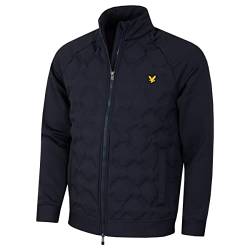 Lyle & Scott Herren prüfen Seitentaschen Eagle Logo Jacke - Dark Marine - XL von Lyle & Scott