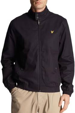 Lyle & Scott Leichte Jacke für Herren navy-blau S - Harrington Jacket casual ohne kapuze - Vintage Bomberjacke von Lyle & Scott