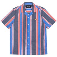 Lyle & Scott Outdoorhemd Lyle & Scott Herren Kurzarmhemd Vertical Stripe Resort von Lyle & Scott