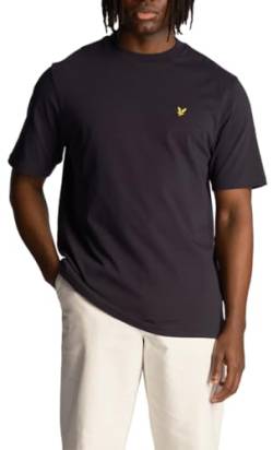 Lyle & Scott Oversized Tshirt Herren | Herren t Shirt mit Rundhalsausschnitt und Steinadlerlogo auf der Brust | XS-XXL von Lyle & Scott