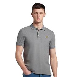 Lyle & Scott Plain Polo Shirt- Baumwoll Poloshirt Herren Kurzarm - EIN einfaches, kurzärmeliges polohemd Herren aus hochwertiger Baumwolle 100%, XS-XXL von Lyle & Scott