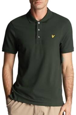 Lyle & Scott Plain Polo Shirt- Baumwoll Poloshirt Herren Kurzarm - EIN einfaches, kurzärmeliges polohemd Herren aus hochwertiger Baumwolle 100%, XS-XXL von Lyle & Scott