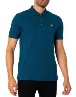 Lyle & Scott Plain Polo Shirt- Baumwoll Poloshirt Herren Kurzarm - EIN einfaches, kurzärmeliges polohemd Herren aus hochwertiger Baumwolle 100%, XS-XXL von Lyle & Scott