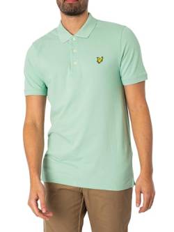 Lyle & Scott Plain Polo Shirt- Baumwoll Poloshirt Herren Kurzarm - EIN einfaches, kurzärmeliges polohemd Herren aus hochwertiger Baumwolle 100%, XS-XXL von Lyle & Scott