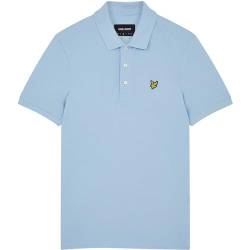 Lyle & Scott Plain Polo Shirt- Baumwoll Poloshirt Herren Kurzarm - EIN einfaches, kurzärmeliges polohemd Herren aus hochwertiger Baumwolle 100%, XS-XXL von Lyle & Scott