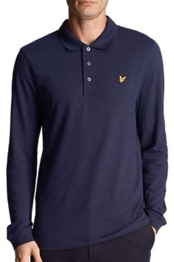 Lyle & Scott Poloshirt Herren Langarm Blau | Polo mit Button-down-Kragen Herren | XS-XXL von Lyle & Scott