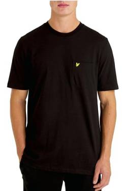 Lyle & Scott Relaxed Pocket Herren T Shirt ist EIN bequemes, klassisches T-Shirt aus 100% Baumwolle mit Einer Brusttasche für den täglichen Gebrauch, XS-XXL von Lyle & Scott