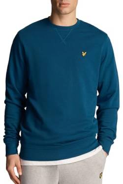 Lyle & Scott Sweatshirt für Männer - Klassisches hochwertiges Herren Pullover mit Rundhalsausschnitt, Schlichter, langärmeliger ohne Kapuze, 100% Baumwolle, XS-XXL von Lyle & Scott