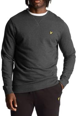 Lyle & Scott Sweatshirt für Männer - Klassisches hochwertiges Herren Pullover mit Rundhalsausschnitt, Schlichter, langärmeliger ohne Kapuze, 100% Baumwolle, XS-XXL von Lyle & Scott