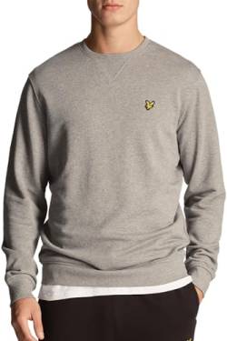 Lyle & Scott Sweatshirt für Männer - Klassisches hochwertiges Herren Pullover mit Rundhalsausschnitt, Schlichter, langärmeliger ohne Kapuze, 100% Baumwolle, XS-XXL von Lyle & Scott