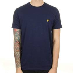 Lyle & Scott T-Shirt Herren | mit Rundhals-Ausschnitt und kurzen Ärmeln | mit goldenem Adler-Logo auf der Brust | XS — XXL… von Lyle & Scott