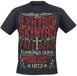Lynyrd Skynyrd 1973 Hits T-Shirt schwarz S von Lynyrd Skynyrd