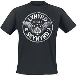 Lynyrd Skynyrd Black Freebird `73 Wings Männer T-Shirt schwarz L 100% Baumwolle Band-Merch, Bands von Lynyrd Skynyrd