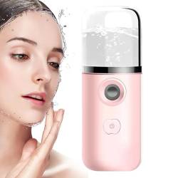 Nano Facial Mister – Tragbares Nano-Spray, Wiederaufladbarer USB-Mini-Gesichtsdampfer | Handliches Hautpflegegerät, Feuchtigkeitsspendendes Gesichtssprühgerät Für Die Hautpflege, Mini-Gesichtsdampfer von Lyricalist