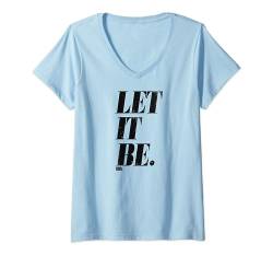 Songtexte von Lennon und McCartney - Let it Be T-Shirt mit V-Ausschnitt von Lyrics by Lennon and McCartney