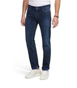 M 5 BY MEYER Herren Jeans Slim Fit - Five Pocket Denim, schmale Hose im Used Look, 18, 33W / 32L von M 5 BY MEYER