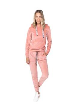 M MARAT Damen Jogginghose, Komfortable und Warme Winter Fleecehose Damen, Versatile Apparel Activewear für Damen | XXXL - Rosa von M MARAT