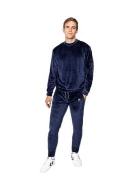 M MARAT Herren Jogginghose, Komfortable und Warme Jogginghose Herren, Versatile Apparel Activewear für Herren | L - Dunkelblau von M MARAT