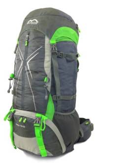 MONTIS VENTRO 75+10 Unisex Trekking-Rucksack, Wander-Rucksack & Reise-Rucksack in einem, ermöglicht dank Regenschutz Bike- & Campingtouren, moderner Look, Wirbelsäulenentlastung & Belüftungssystem von M MONTIS OUTDOOR