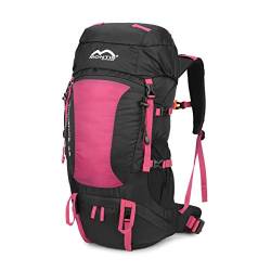 MONTIS WILDNATURE 38, Sport- / Wanderrucksack, Regenschutz, ausreichend Platz für längere Wander Ausflüge, geeignet als Biking, Touren- & Wanderrucksack mit Audio- & Trinkvorbereitung, (38L - Berry) von M MONTIS OUTDOOR