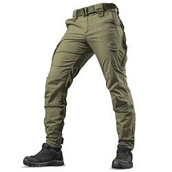 Aggressor Flex – Taktische Hose – Herren Baumwolle mit Cargo-Taschen, Olive Dark, 32W / 30L von M-Tac