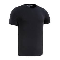 M-Tac® Herren T-Shirt Shirts Army Tactical Taktisch Pullover Baumwolle Basic, Black, M von M-Tac