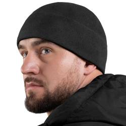 M-Tac Elite Fleece Watch Cap - Military Tactical Beanie Mütze Winter Skull Cap, schwarz, X-Large von M-Tac