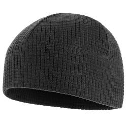 M-Tac Grid Fleece Beanie - Tactical Watch Cap - Breathable Hat Lightweight Scull Cap, Schwarz, MEDIUM von M-Tac