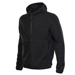 M-Tac Herren-Kapuzenpullover aus Fleece mit durchgehendem Reißverschluss - Schwarz - X-Groß von M-Tac