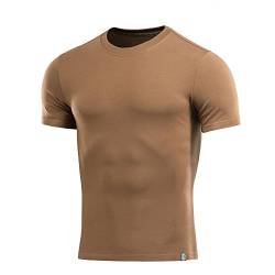 M-Tac Herren Taktisches Shirt Militär Kurzarm Athletic T-Shirt, Coyote Braun, L von M-Tac