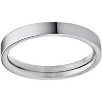 M&M Fingerring Ring Damen silber / gold schlicht Vorsteckring 3mm (1-tlg), "Best Basics", deutsche Qualität, inkl. edles Schmucketui von M&M