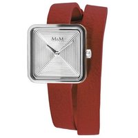 M&M Quarzuhr Armbanduhr Damen Leder Mini Square, (1-tlg), Analoguhr, Damenuhr mit Lederarmband eckig, Designer Uhr, deutsche Manufaktur, inkl. edles Etui von M&M