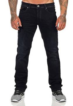 M.O.D Miracle of Denim Herren Jeans Thomas Comfort Black Blue Denim gerades Bein, Größe:W30 L32 von M.O.D
