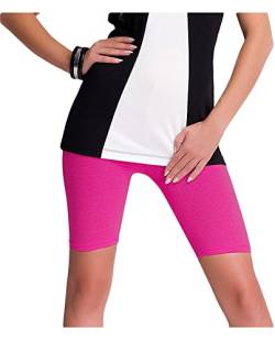 M.T.R. Damen Kurze Leggings/Shorts/Radlerhose aus Baumwolle (XXL, Amarant) von M.T.R.