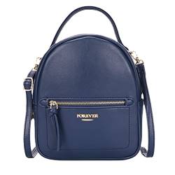 Multifunktions-Rucksack für Damen, Umhängetasche, kleine Größe, Tagesrucksack, lässiger Wanderrucksack, Blau von M.lemo925