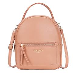 Multifunktions-Rucksack für Damen, Umhängetasche, kleine Größe, Tagesrucksack, lässiger Wanderrucksack, Pink von M.lemo925