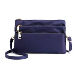 Nylon Crossbody-Geldbörse für Frauen Casual Daily Multipper Crossbody Bag Messenger Bag von M.lemo925