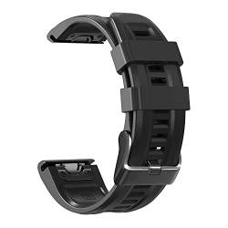 MAALYA 26 mm Smartwatch-Schnellverschluss-Armband für Garmin Fenix 7X 5X Plus 6X Pro 3 3HR Silikonband Tactix Delta/Enduro Uhrenarmband Correa, QuickFit 26mm, Achat von MAALYA