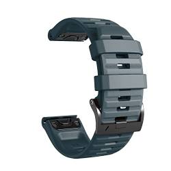 MAALYA Sport-Silikon-Uhrenarmband für Garmin Fenix 7, 7X, 6, 6X, Pro, 5X, 5 Plus, 3HR 935, 22 mm, 26 mm, EasyFit, Schnellverschluss-Armband, 26mm Fenix 6X 6X Pro, Achat von MAALYA