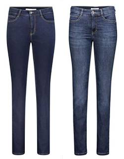 MAC Angela 2er Pack Damen Jeans in Verschiedene Farbvarianten Damen Hose, Größe:W40/L30, Farbe:D801+D845 von MAC Jeans