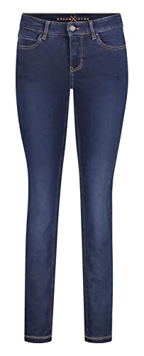 MAC Damen Straight Leg Jeanshose Dream Skinny, Blau (Dark D801), 44W x 34L von MAC Jeans