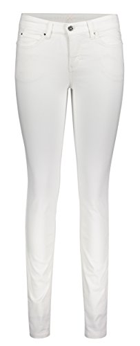 MAC Damen Straight Leg Jeanshose Dream Skinny, Gr. W32/L32 (Herstellergröße: 32/32), Weiß (white denim D010) von MAC Jeans