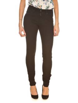 MAC Damen Straight Leg Jeanshose Dream Skinny, Schwarz (black D999), Gr. W42/L28 (Herstellergröße: 42/28) von MAC Jeans