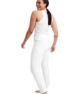 MAC JEANS Damen Dream Straight Jeans, White Denim, 42 / L30 (Herstellergröße: 42/30) von MAC Jeans